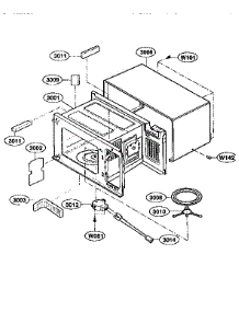 Oven Cavity parts for Kenmore Microwave 721.67490790 (72167490790, 721 67490790) from AppliancePartsPros.com