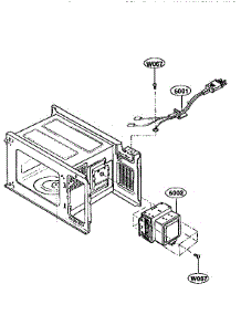 Oven Interior parts for Kenmore Microwave 721.67490790 (72167490790, 721 67490790) from AppliancePartsPros.com