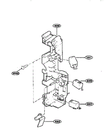 Latch Board parts for Kenmore Microwave 721.67600790 (72167600790, 721 67600790) from AppliancePartsPros.com