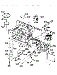 Interior (1) parts for Kenmore Microwave 721.67681790 (72167681790, 721 67681790) from AppliancePartsPros.com