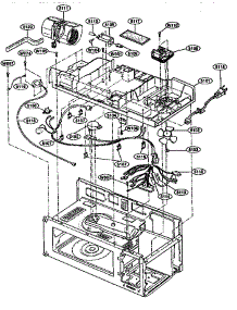 Interior (Ii) parts for Kenmore Microwave 721.67681790 (72167681790, 721 67681790) from AppliancePartsPros.com