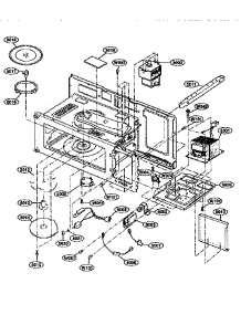 Interior Parts I parts for Kenmore Microwave 721.67682790 (72167682790, 721 67682790) from AppliancePartsPros.com