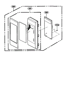 Controller parts for Kenmore Microwave 721.67903600 (72167903600, 721 67903600) from AppliancePartsPros.com