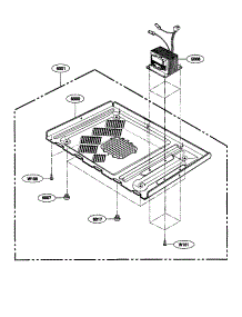 Base Plate parts for Kenmore Microwave 721.67903600 (72167903600, 721 67903600) from AppliancePartsPros.com