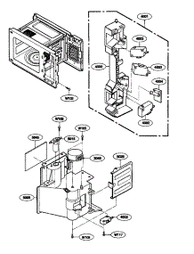 Latch Board parts for Kenmore Microwave 721.67909600 (72167909600, 721 67909600) from AppliancePartsPros.com