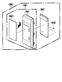 Controller parts for Kenmore Microwave 721.67909600 (72167909600, 721 67909600) from AppliancePartsPros.com