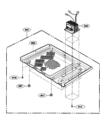 Base Plate parts for Kenmore Microwave 721.67909600 (72167909600, 721 67909600) from AppliancePartsPros.com