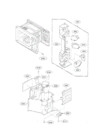 Latch Board Parts parts for Kenmore Microwave 721.67909601 (72167909601, 721 67909601) from AppliancePartsPros.com