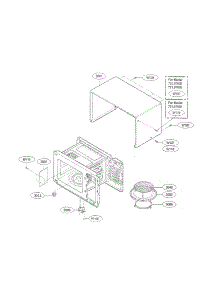 Oven Cavity Parts parts for Kenmore Microwave 721.67909601 (72167909601, 721 67909601) from AppliancePartsPros.com