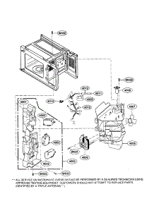 Suction Guide Parts parts for Kenmore Microwave 721.68101890 (72168101890, 721 68101890) from AppliancePartsPros.com