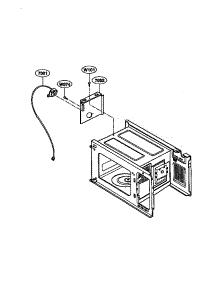 Sensor Parts parts for Kenmore Microwave 721.68211890 (72168211890, 721 68211890) from AppliancePartsPros.com