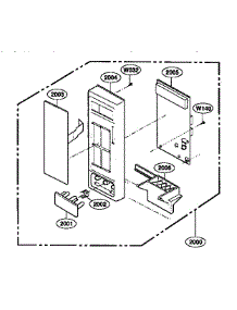 Controller parts for Kenmore Microwave 721.68280790 (72168280790, 721 68280790) from AppliancePartsPros.com
