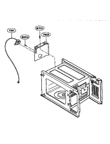 Sensor parts for Kenmore Microwave 721.68281790 (72168281790, 721 68281790) from AppliancePartsPros.com