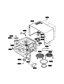 Oven Cavity parts for Kenmore Microwave 721.68361890 (72168361890, 721 68361890) from AppliancePartsPros.com
