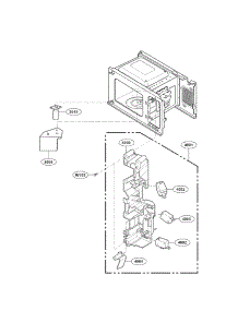 Latchboard Parts parts for Kenmore Microwave 721.69072900 (72169072900, 721 69072900) from AppliancePartsPros.com