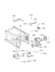 Interior Parts parts for Kenmore Microwave 721.69073900 (72169073900, 721 69073900) from AppliancePartsPros.com