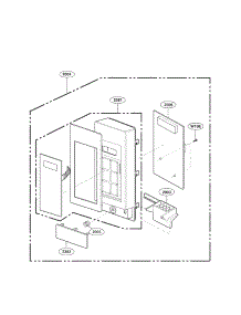 Control Panel Parts parts for Kenmore Microwave 721.69073900 (72169073900, 721 69073900) from AppliancePartsPros.com