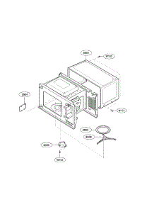 Cavity Parts parts for Kenmore Microwave 721.69113900 (72169113900, 721 69113900) from AppliancePartsPros.com