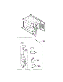 Latchboard Parts parts for Kenmore Microwave 721.69113900 (72169113900, 721 69113900) from AppliancePartsPros.com