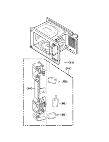 Latchboard Parts parts for Kenmore Microwave 721.69122010 (72169122010, 721 69122010) from AppliancePartsPros.com