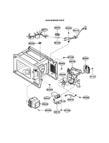 Oven Interior parts for Kenmore Microwave 721.69182990 (72169182990, 721 69182990) from AppliancePartsPros.com