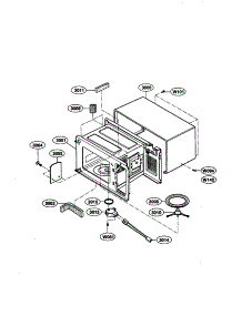 Oven Cavity parts for Kenmore Microwave 721.69200890 (72169200890, 721 69200890) from AppliancePartsPros.com