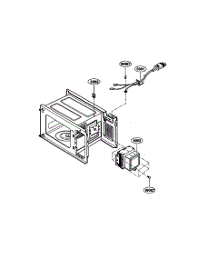 Oven Interior parts for Kenmore Microwave 721.69211890 (72169211890, 721 69211890) from AppliancePartsPros.com