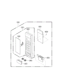 Controller Parts parts for Kenmore Microwave 721.79153010 (72179153010, 721 79153010) from AppliancePartsPros.com