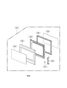 Door Parts parts for Kenmore Microwave 721.79202010 (72179202010, 721 79202010) from AppliancePartsPros.com