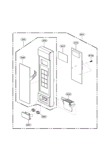 Controller Parts parts for Kenmore Microwave 721.79203010 (72179203010, 721 79203010) from AppliancePartsPros.com
