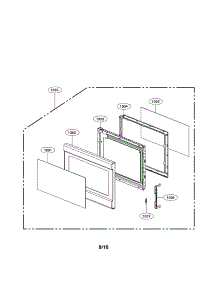 Door Parts parts for Kenmore Microwave 721.79209010 (72179209010, 721 79209010) from AppliancePartsPros.com