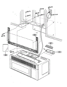 Installation Parts parts for Kenmore Microwave 721.80002000 (72180002000, 721 80002000) from AppliancePartsPros.com