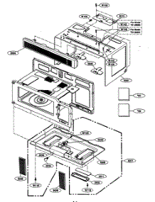 Oven Cavity parts for Kenmore Microwave 721.80002400 (72180002400, 721 80002400) from AppliancePartsPros.com