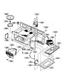 Interior Parts 1 parts for Kenmore Microwave 721.80002401 (72180002401, 721 80002401) from AppliancePartsPros.com