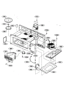 Interior Parts 1 parts for Kenmore Microwave 721.80009000 (72180009000, 721 80009000) from AppliancePartsPros.com