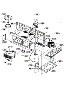 Interior Parts 1 parts for Kenmore Microwave 721.80009400 (72180009400, 721 80009400) from AppliancePartsPros.com
