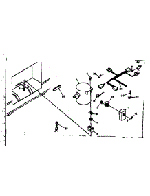 Unit Parts parts for Kenmore Freezer 198.616440 (198616440, 198 616440) from AppliancePartsPros.com