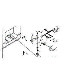 Unit Parts parts for Kenmore Freezer 198.616450 (198616450, 198 616450) from AppliancePartsPros.com