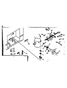 Unit Parts parts for Kenmore Freezer 198.616480 (198616480, 198 616480) from AppliancePartsPros.com
