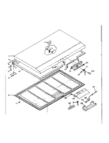 Door Parts parts for Kenmore Freezer 198.616490 (198616490, 198 616490) from AppliancePartsPros.com