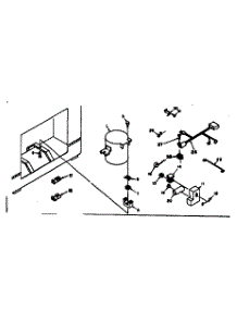 Unit Parts parts for Kenmore Freezer 198.616610 (198616610, 198 616610) from AppliancePartsPros.com