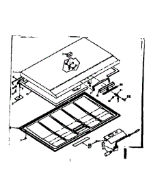 Door Parts parts for Kenmore Freezer 198.616620 (198616620, 198 616620) from AppliancePartsPros.com