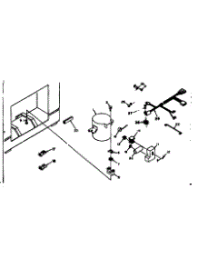 Unit Parts parts for Kenmore Freezer 198.616620 (198616620, 198 616620) from AppliancePartsPros.com