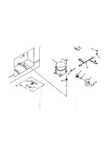 Unit Parts parts for Kenmore Freezer 198.617110 (198617110, 198 617110) from AppliancePartsPros.com