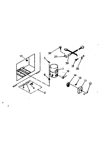 Unit Parts parts for Kenmore Freezer 198.617200 (198617200, 198 617200) from AppliancePartsPros.com