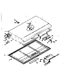 Door Parts parts for Kenmore Freezer 198.617410 (198617410, 198 617410) from AppliancePartsPros.com