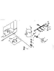 Unit Parts parts for Kenmore Freezer 198.617450 (198617450, 198 617450) from AppliancePartsPros.com