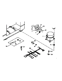 Freezer Unit Parts parts for Kenmore Freezer 198.617460 (198617460, 198 617460) from AppliancePartsPros.com