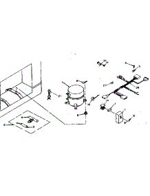 Unit Parts parts for Kenmore Freezer 198.617550 (198617550, 198 617550) from AppliancePartsPros.com