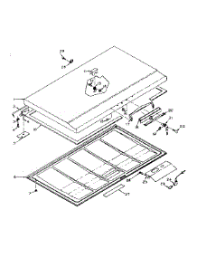 Door Parts parts for Kenmore Freezer 198.617610 (198617610, 198 617610) from AppliancePartsPros.com